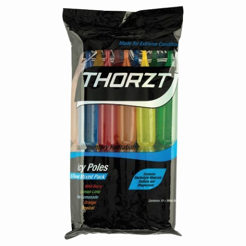 THORZT ELECTROLYTE 90ML ICE-SHOTS 10 PACK/MIXED FLAVOURS